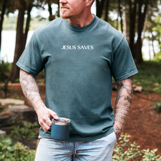 Jesus Saves Comfort Colors T-Shirt