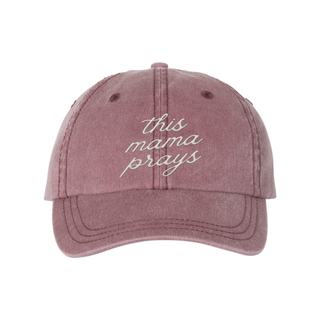 This Mama Prays Embroidered Hat, Christian Baseball Cap