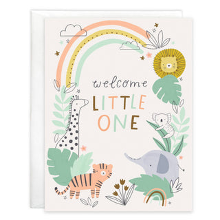 Baby Greeting Card - In The Jungle