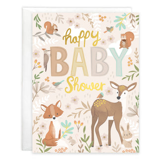 Baby Greeting Card - Forest Animals