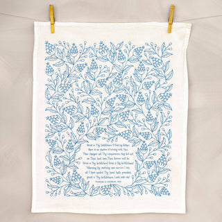 Great Is Thy Faithfulness Hymn Tea Towel