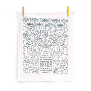 The Blessing Hymn Tea Towel — 24"x20"