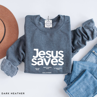Jesus Saves Crewneck Sweatshirt - July 2026 Collection