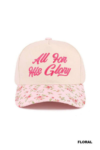 All For His Glory Two Tone Cotton Hat