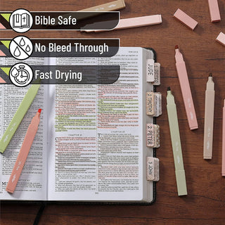 Mr. Pen Aesthetic Highlighters Set of 8 Chisel Tip