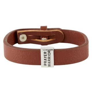 Leather Bracelet - Prayer Warrior