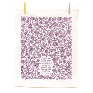 Holy, Holy, Holy! Hymn Tea Towel — 24" x 20"