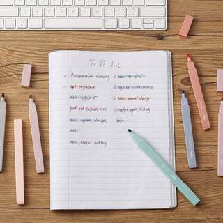 Aesthetic Highlighters Set of 8 Chisel Tip