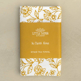 In Christ Alone Hymn Tea Towel