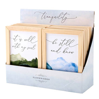 Inner Peace Art Filled Display