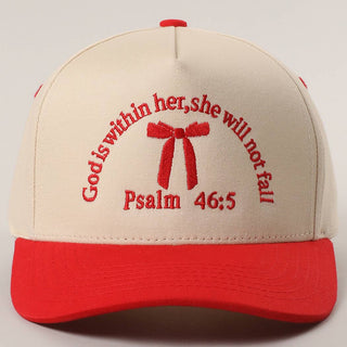 Psalm 46-5 Ribbon Embroidered Trucker Hat