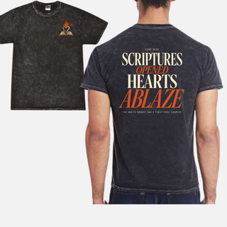 Scriptures Opened Hearts Ablaze Tees