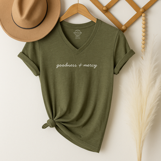 Goodness and Mercy Christian T-Shirt