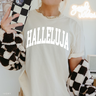 Hallelujah Cute Christian Graphic T-Shirt