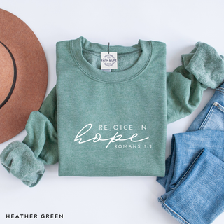 Rejoice in Hope Crewneck Sweatshirt - May 2026 Collection