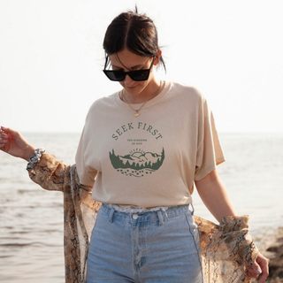 Seek First The Kingdom Soft Christian T-Shirt: June 2026