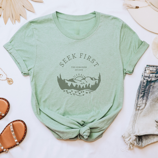 Seek First The Kingdom Soft Christian T-Shirt: June 2026