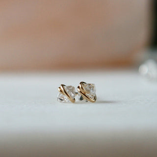 Sterling Silver Herkimer Diamond Earrings