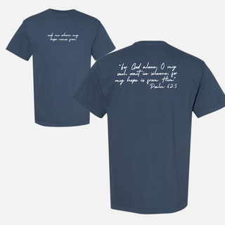 Ask Me Where My Hope Comes From Christian Graphic T-Shirt