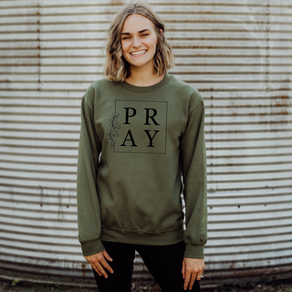 Pray Super Soft Fleece Crewneck Sweatshirt