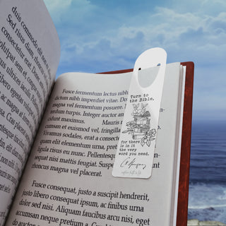 Turn To The Bible For There Is In It The Very Word You Need Charles Spurgeon Quote Metal Christian Bookmark