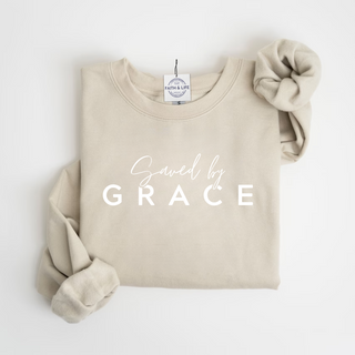 Saved By Grace Crewneck Sweatshirt