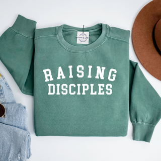 Raising Disciples Comfy Heavyweight Christian Valentine Crewneck