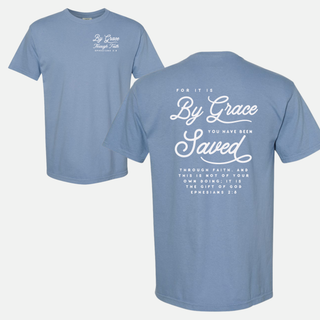By Grace Through Faith Christian Graphic T-Shirt