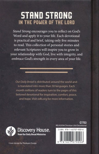 Stand Strong: 365 Devotions For Men By Men