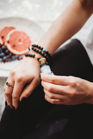 Turquoise Lava Stone Diffuser Bracelets