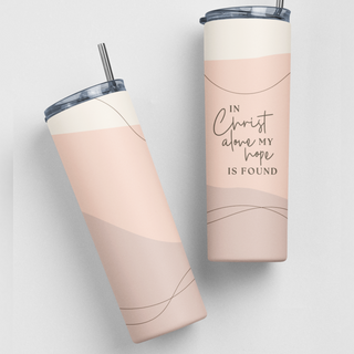 In Christ Alone My Hope Is Found Christian Hymn Stainless Steel Travel Tumbler