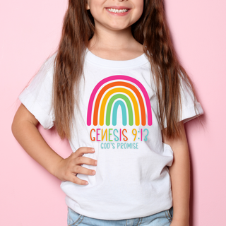 God's Promise Genesis Kids T Shirt - Naptime Faithwear