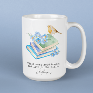 Charles Spurgeon Live In The Bible Christian Ceramic Mug