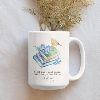 Charles Spurgeon Live In The Bible Christian Ceramic Mug