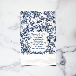 It Is Well Hymn Tea Towel