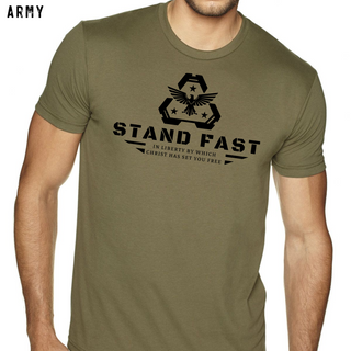 Stand Fast Christian Tee Shirt in Multiple Color Options