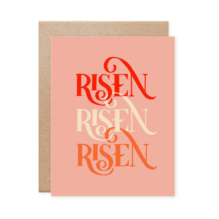 Risen Risen Risen Card