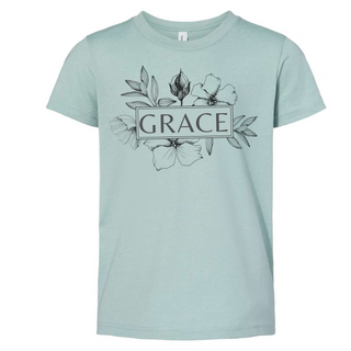 Grace Floral Toddler and Youth T-Shirt