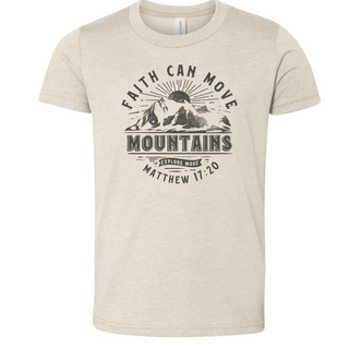 Faith Can Move Mountains Youth T-Shirt