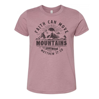 Faith Can Move Mountains Youth T-Shirt