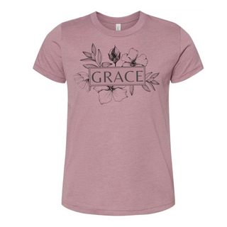 Grace Floral Toddler and Youth T-Shirt