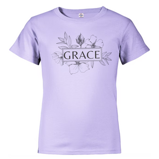 Grace Floral Toddler and Youth T-Shirt