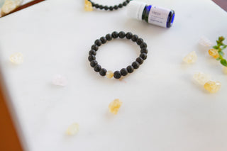 Metal Lava Stone Diffuser Bracelets