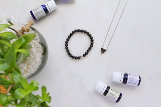 Metal Lava Stone Diffuser Bracelets