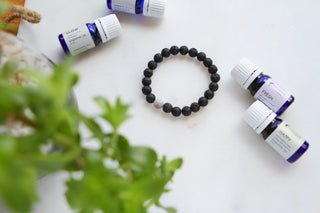 Metal Lava Stone Diffuser Bracelets