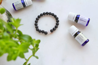 Metal Lava Stone Diffuser Bracelets