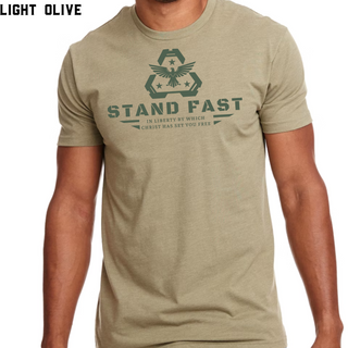 Stand Fast Christian Tee Shirt in Multiple Color Options