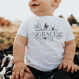 Grace Floral Toddler and Youth T-Shirt