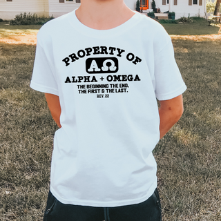 Property Of Alpha & Omega Toddler and Youth T-Shirt