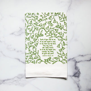 Rock of Ages Hymn Tea Towel